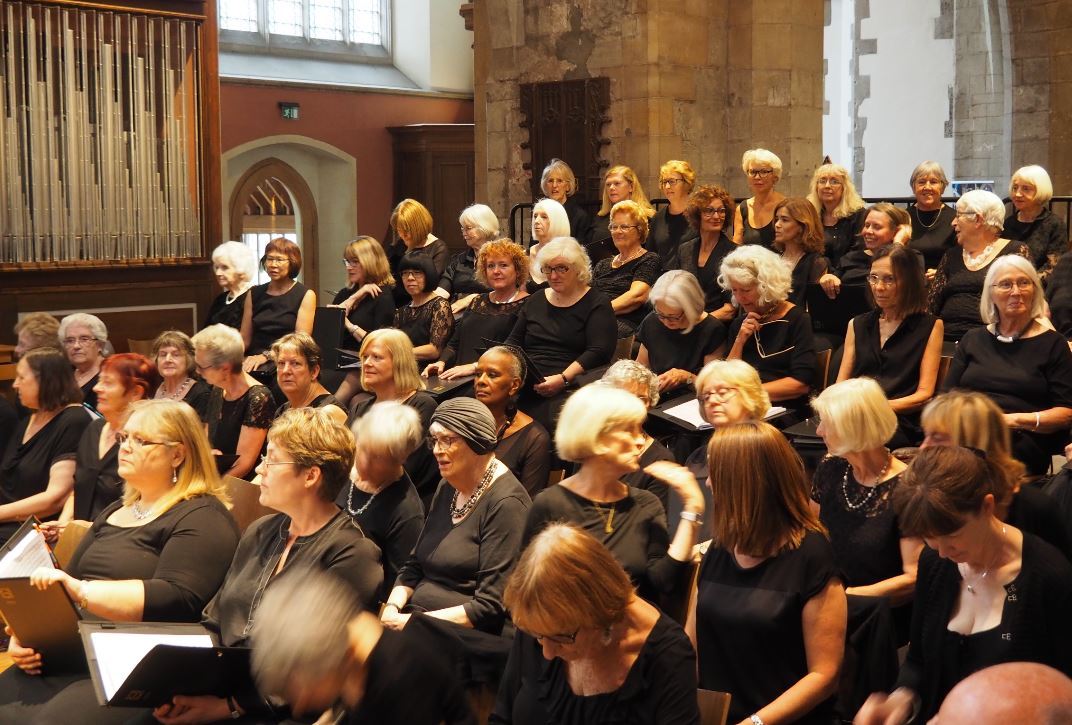 The Choir ready to sing!   Photo Credit Paul Leonard